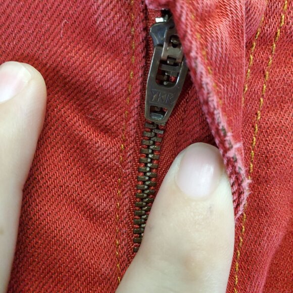 Current / Elliott Jeans Womens 28 Red Mid-Rise Skinny Fit Stretch Denim - Picture 8 of 10